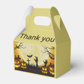 ミニマルなハロウィーンの休日 フェイバーボックス (裏面サイド)