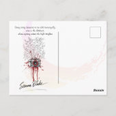 ミニマルなハロウィーン写真家の挨拶 ポストカード (裏面)