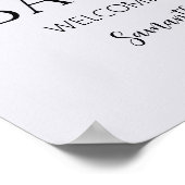 ミニマルなハローベビーモダンへようこそ ポスター (角)