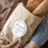 ミニマルなパンベーカリーコテージ法具 ラウンドシール