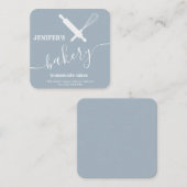 ミニマルなパン屋 スクエア名刺 (正面/裏面)