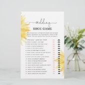 ミニマルなヒマワリ結婚ーのシューゲーム (スタンド正面)