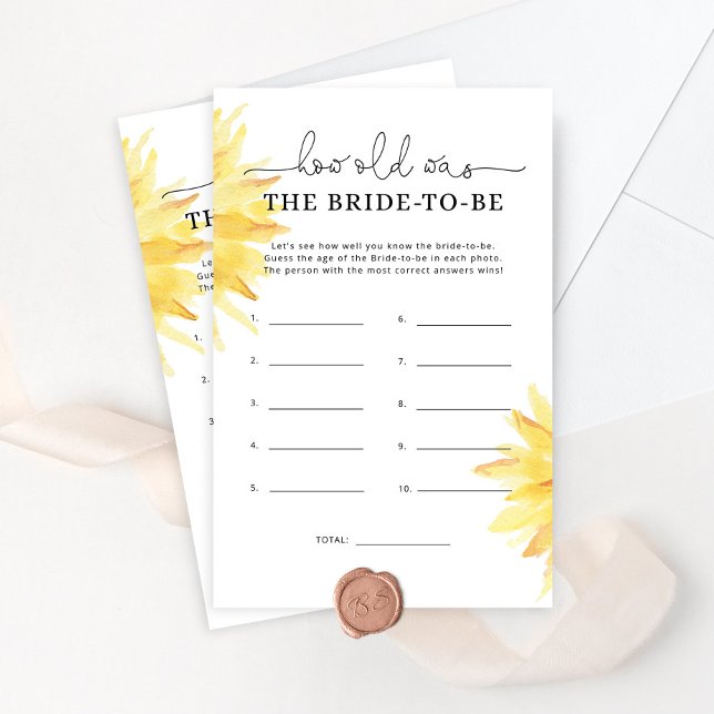 ミニマルなヒマワリ花嫁の年齢 (クリエイターアップロード済み)