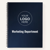 ミニマルなビジネスノートブック ノートブック (正面)