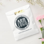 ミニマルなビジネスブランドロゴ フェイバーバッグ (封をした状態)