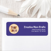 ミニマルなビジネスロゴテンプレート差出人住所 ラベル (インサイチュ)