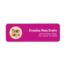 ミニマルなビジネスロゴテンプレート差出人住所 ラベル