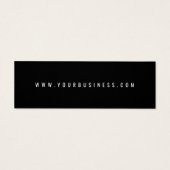 ミニマルなビジネスロゴラベルつるラベル (裏面)