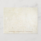 ミニマルなビジネス感謝のルーズなポストカード ポストカード (裏面)