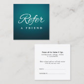 ミニマルなビジネス紹介カード 紹介カード (正面/裏面)