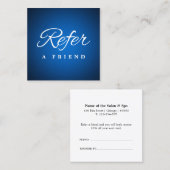 ミニマルなビジネス紹介カード 紹介カード (正面/裏面)