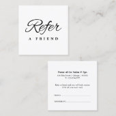 ミニマルなビジネス紹介カード 紹介カード (正面/裏面)