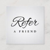 ミニマルなビジネス紹介カード 紹介カード (正面)