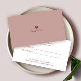 ミニマルなビジネス紹介カード 紹介カード