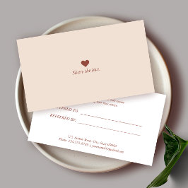 ミニマルなビジネス紹介カード 紹介カード