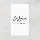 ミニマルなビジネス紹介カード 紹介カード (正面)