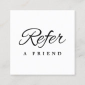 ミニマルなビジネス紹介カード 紹介カード (裏面)