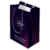 ミニマルなビジネス モダン ギフトバッグ (正面アングル)