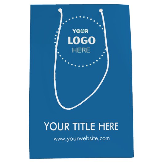 ミニマルなビジネス モダン ギフトバッグ (正面)