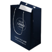 ミニマルなビジネス モダン ギフトバッグ (正面アングル)