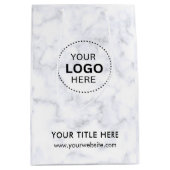 ミニマルなビジネス モダン ギフトバッグ (正面)