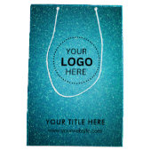 ミニマルなビジネス モダン ギフトバッグ (裏面)