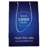 ミニマルなビジネス モダン ギフトバッグ (正面)