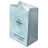 ミニマルなビジネス モダン ギフトバッグ (正面アングル)