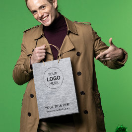 ミニマルなビジネス モダン ギフトバッグ