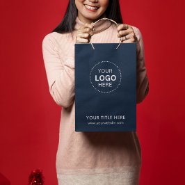 ミニマルなビジネス モダン ギフトバッグ