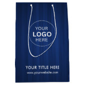 ミニマルなビジネス モダン ギフトバッグ (正面)