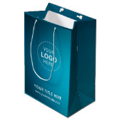 ミニマルなビジネス モダン ギフトバッグ (正面アングル)