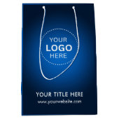 ミニマルなビジネス モダン ギフトバッグ (正面)