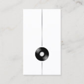 ミニマルなビニールレコード 名刺 (正面)