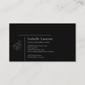 ミニマルなピアニスト音楽先生 名刺 (裏面)