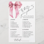 ミニマルなピンクボウあなたの携帯ゲームに何が (正面)