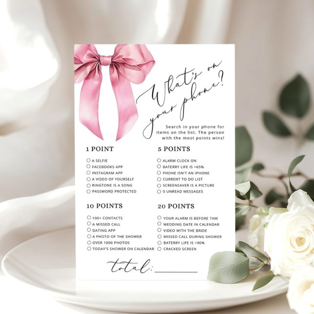 ミニマルなピンクボウあなたの携帯ゲームに何が (クリエイターアップロード済み)