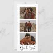 ミニマルなフィルムストリップフォトブース日付を保存 (正面)