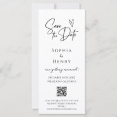 ミニマルなフィルムストリップフォトブース日付を保存 (裏面)