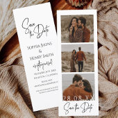 ミニマルなフィルムストリップフォトブース日付を保存