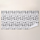 ミニマルなブラックジム設備 バスタオル (バスタオル)