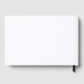 ミニマルなブラック＆ホワイトレトロ ブライダルシャワー ゲストブック (裏面)