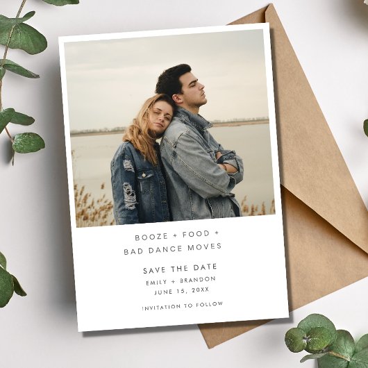 ミニマルなブーゼ食べ物の悪いダンスの動結婚き セーブザデート