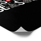 ミニマルなホリデーシーズンのデザイン ポスター (角)