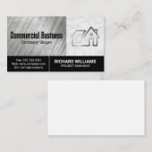 ミニマルなホームロゴ | 商用 名刺 (正面/裏面)