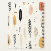 ミニマルなボホスタイルスパイラルノート プランナー手帳 (裏面)