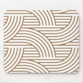 ミニマルなミッドセンチュリーモダンリエンアート マウスパッド (正面)