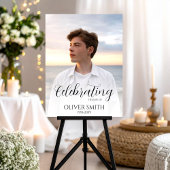 ミニマルなメモリーフォトカスタムライフセレブレーション ポスター