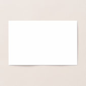 ミニマルなメリークリスマススノーフレーク 箔カード (内部)