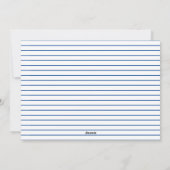 ミニマルなメリークリスマスハンドドロウ雪 シーズンカード (裏面)